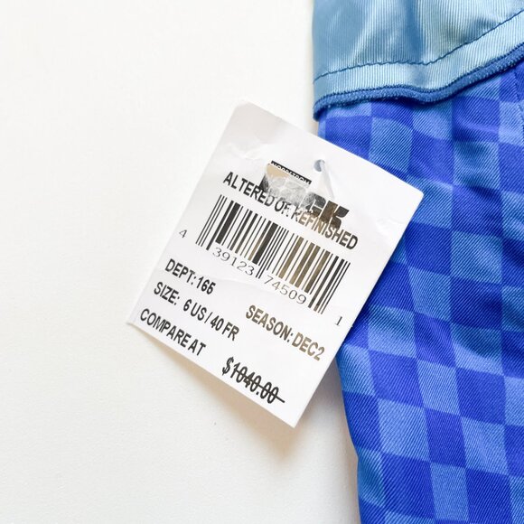 Meryll Rogge x Beni Bischof Totalizing Graphic Tee Blue Size FR 40 US 6 NEW flaw - Picture 5 of 13